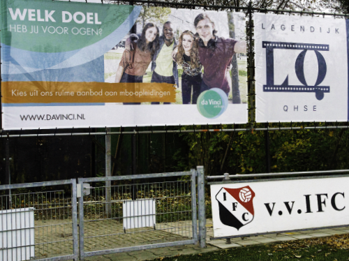 Sponsorborden bij IFC